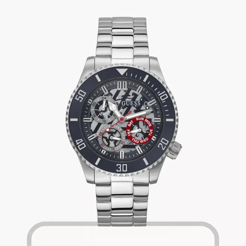 Guess Axle Multifunction Black Dial Men's Watch- GW0488G1